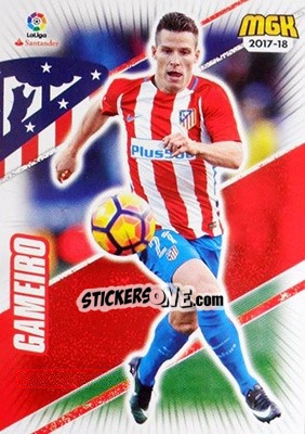 Sticker Gameiro - Liga 2017-2018. Megacracks n. 69 - Panini
