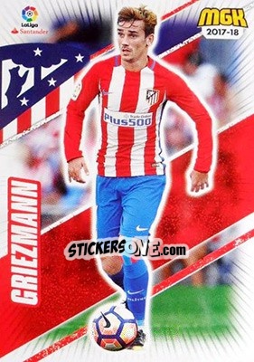 Sticker Griezmann - Liga 2017-2018. Megacracks - Panini