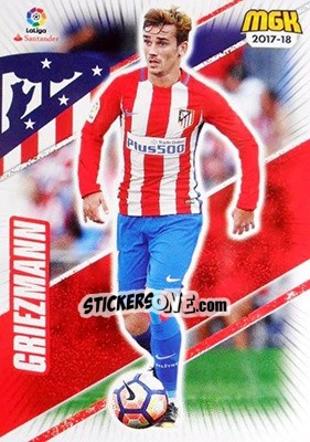 Sticker Griezmann - Liga 2017-2018. Megacracks n. 70 - Panini