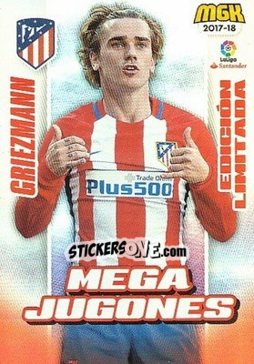 Sticker Griezmann - Liga 2017-2018. Megacracks n. 70b - Panini