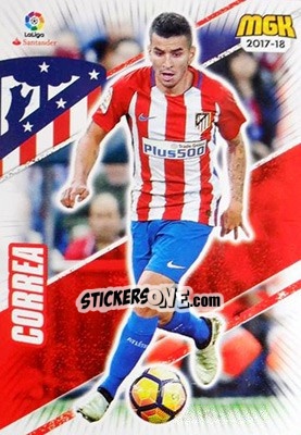 Sticker Correa - Liga 2017-2018. Megacracks n. 72 - Panini