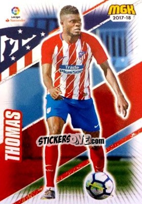 Sticker Thomas Partey - Liga 2017-2018. Megacracks n. 73 - Panini