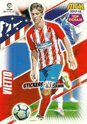 Cromo Vietto - Liga 2017-2018. Megacracks n. 75 - Panini