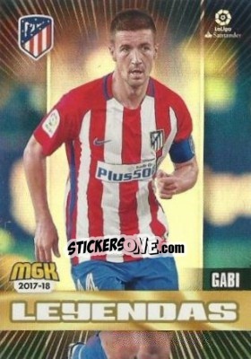 Sticker Gabi - Liga 2017-2018. Megacracks - Panini
