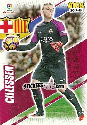 Sticker Cillessen - Liga 2017-2018. Megacracks n. 84 - Panini