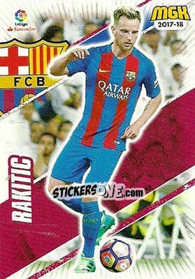 Sticker Rakitic - Liga 2017-2018. Megacracks n. 91 - Panini