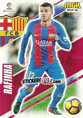 Sticker Rafinha - Liga 2017-2018. Megacracks - Panini