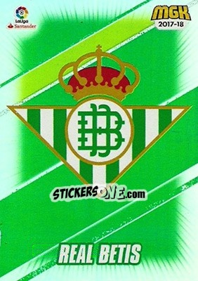 Sticker Real Betis - Liga 2017-2018. Megacracks n. 109 - Panini