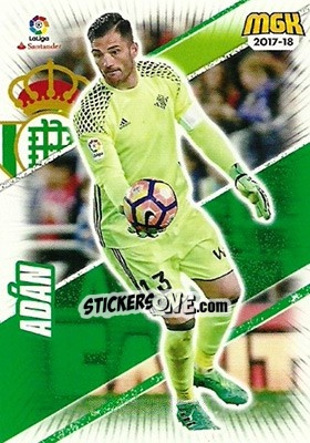 Sticker Adán - Liga 2017-2018. Megacracks n. 110 - Panini