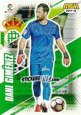Sticker Dani Giménez - Liga 2017-2018. Megacracks - Panini