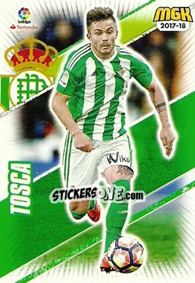 Sticker Tosca - Liga 2017-2018. Megacracks - Panini