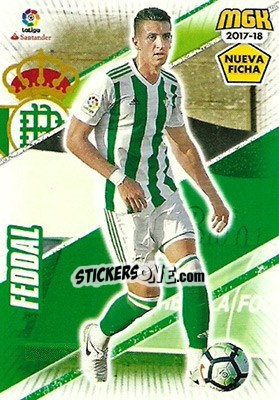 Cromo Feddal - Liga 2017-2018. Megacracks - Panini