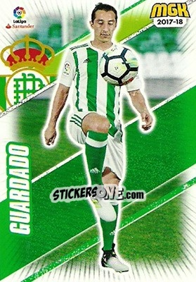 Sticker Guardado - Liga 2017-2018. Megacracks - Panini