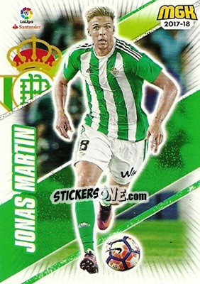 Sticker Jonas Martin - Liga 2017-2018. Megacracks n. 120 - Panini
