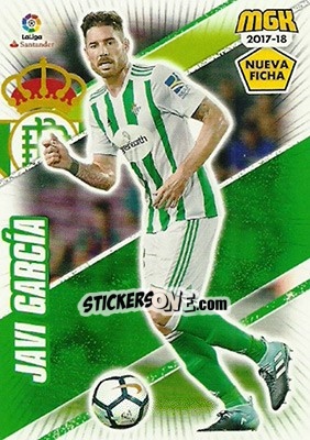 Cromo Javi García - Liga 2017-2018. Megacracks - Panini