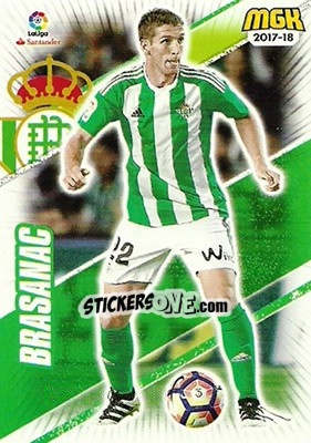 Sticker Brasanac - Liga 2017-2018. Megacracks n. 121 - Panini