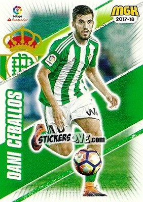 Sticker Dani Ceballos - Liga 2017-2018. Megacracks n. 122 - Panini
