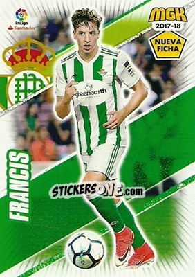 Sticker Francis - Liga 2017-2018. Megacracks n. 122bis - Panini