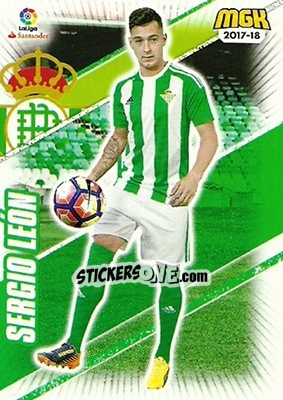 Sticker Sergio León - Liga 2017-2018. Megacracks n. 125 - Panini