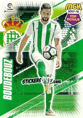 Cromo Ryad Boudebouz - Liga 2017-2018. Megacracks - Panini