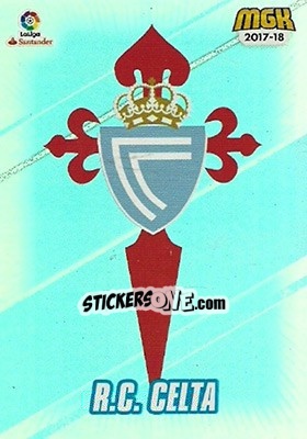 Sticker Celta Vigo - Liga 2017-2018. Megacracks n. 136 - Panini