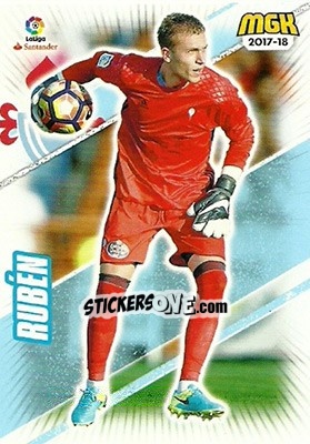 Sticker Rubén - Liga 2017-2018. Megacracks - Panini