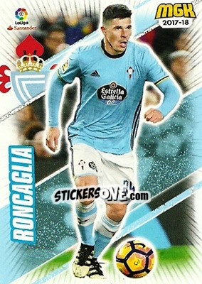 Sticker Roncaglia - Liga 2017-2018. Megacracks n. 141 - Panini