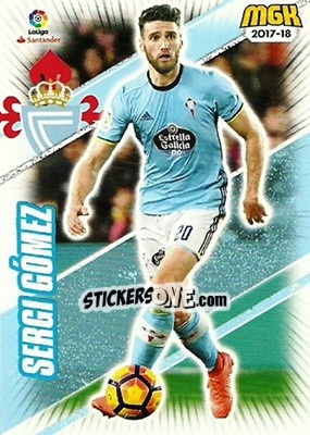 Sticker Sergi Gómez - Liga 2017-2018. Megacracks n. 142 - Panini
