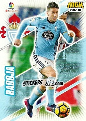 Figurina Radoja - Liga 2017-2018. Megacracks - Panini