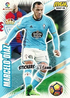 Cromo Marcelo Diaz - Liga 2017-2018. Megacracks - Panini