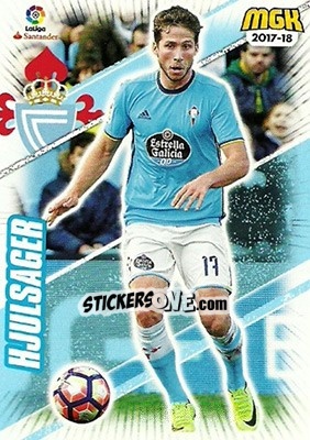 Sticker Hjulsager - Liga 2017-2018. Megacracks n. 149 - Panini