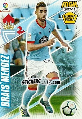 Sticker Brais Méndez - Liga 2017-2018. Megacracks n. 150bis - Panini