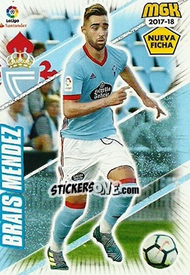 Cromo Brais Méndez - Liga 2017-2018. Megacracks - Panini