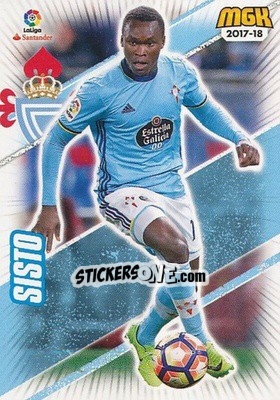 Sticker Sisto - Liga 2017-2018. Megacracks - Panini