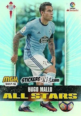 Sticker Hugo Mallo - Liga 2017-2018. Megacracks - Panini