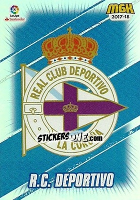 Sticker Deportivo La Coruna - Liga 2017-2018. Megacracks - Panini