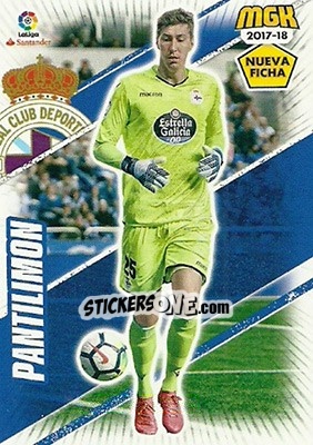 Cromo Pantilimon - Liga 2017-2018. Megacracks n. 164bis - Panini