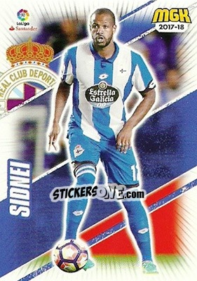 Sticker Sidnei - Liga 2017-2018. Megacracks n. 167 - Panini