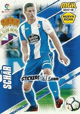 Sticker Schär - Liga 2017-2018. Megacracks - Panini