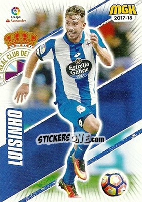 Sticker Luisinho - Liga 2017-2018. Megacracks - Panini