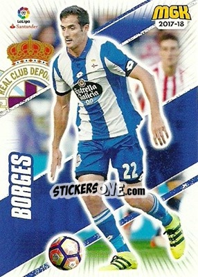 Sticker Borges - Liga 2017-2018. Megacracks - Panini