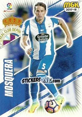 Sticker Mosquera - Liga 2017-2018. Megacracks - Panini
