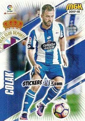 Sticker Colak - Liga 2017-2018. Megacracks n. 175 - Panini