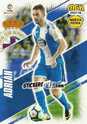 Figurina Adrián Lopez - Liga 2017-2018. Megacracks - Panini