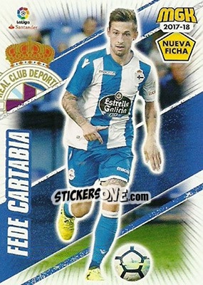 Cromo Fede Cartabia - Liga 2017-2018. Megacracks - Panini