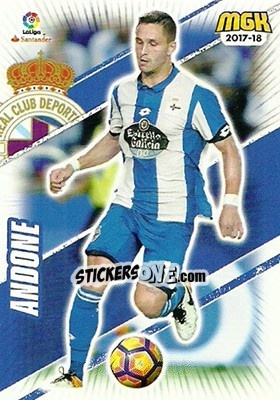 Sticker Andone - Liga 2017-2018. Megacracks n. 179 - Panini