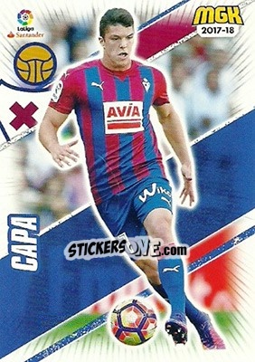 Sticker Capa - Liga 2017-2018. Megacracks - Panini