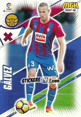 Sticker Gálvez - Liga 2017-2018. Megacracks n. 197 - Panini