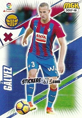 Cromo Gálvez - Liga 2017-2018. Megacracks - Panini