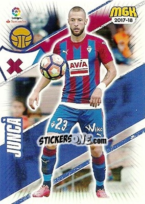 Figurina Juncá - Liga 2017-2018. Megacracks - Panini